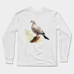 Collared Dove Long Sleeve T-Shirt